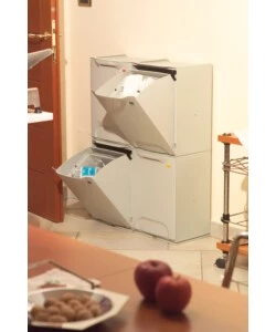 CASSONETTO RACCOLTA DIFFERENZIATA COLORE ROSSO